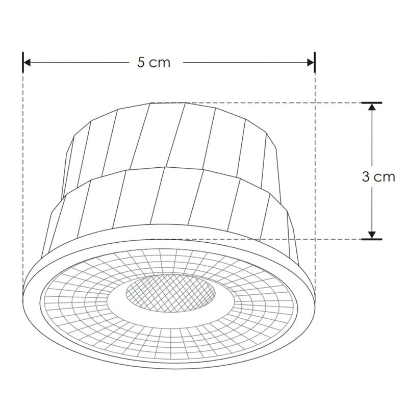 Módulo MR16 LED 7W 38° atenuable apto para zonas húmedas 110-130V opciones color de luz de iLumileds