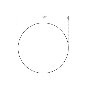 Luminario media esfera acabado negro luz perimetral 3W luz cálida (3000K) de línea Europea iLumileds