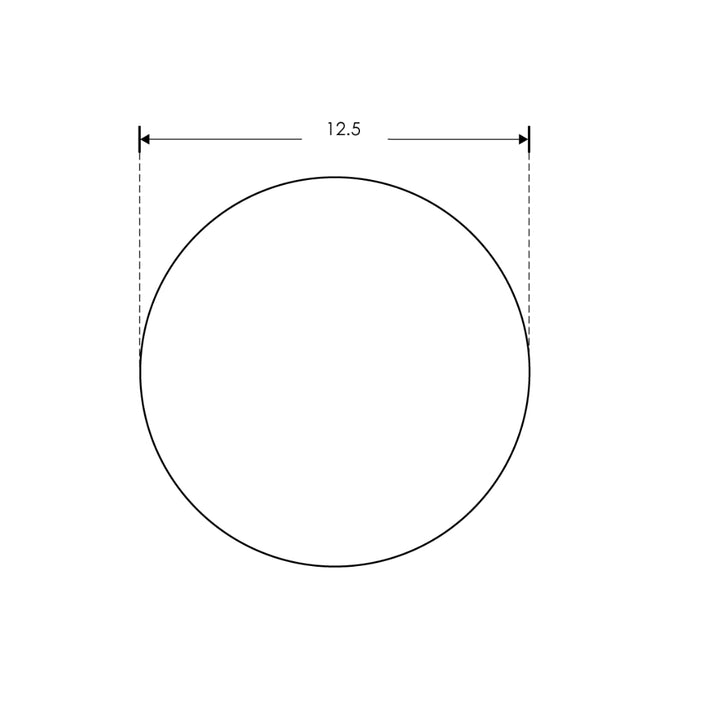 Luminario media esfera acabado negro luz perimetral 3W luz cálida (3000K) de línea Europea iLumileds
