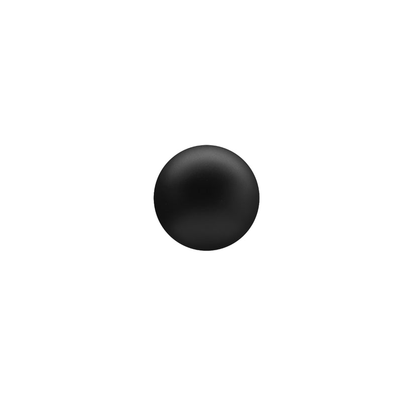 Luminario media esfera acabado negro luz perimetral 3W luz cálida (3000K) de línea Europea iLumileds