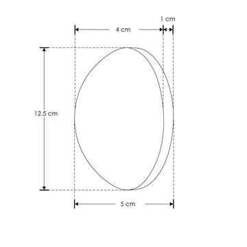 Luminario media esfera acabado negro luz perimetral 3W luz cálida (3000K) de línea Europea iLumileds