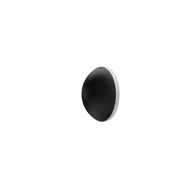 Luminario media esfera acabado negro luz perimetral 3W luz cálida (3000K) de línea Europea iLumileds