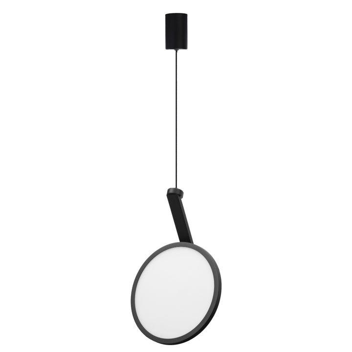 Luminario ViLmo circular Ø29cm direccionable para suspender, 18w luz cálida (3000K), suspensión ajustable de 0-90cm de línea Europea iLumileds