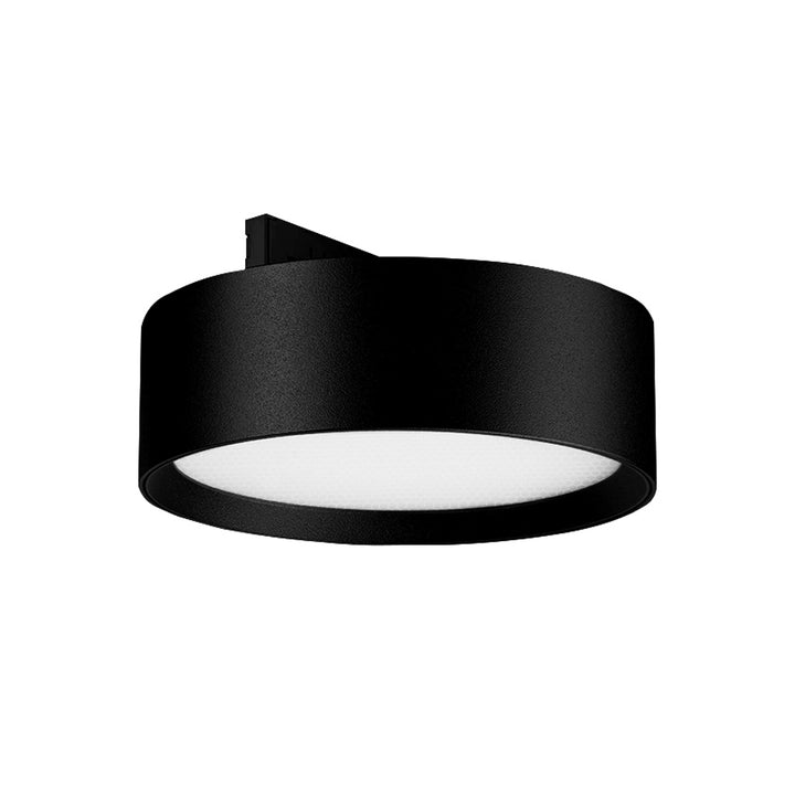 Downlight tipo flood para Nano Track 10W luz cálida (3000K), aluminio acabado negro, 24Vcc de iLumileds