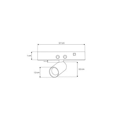 Proyecto para Nano Track 1W 24° luz cálida (3000K) 24Vcc de iLumileds