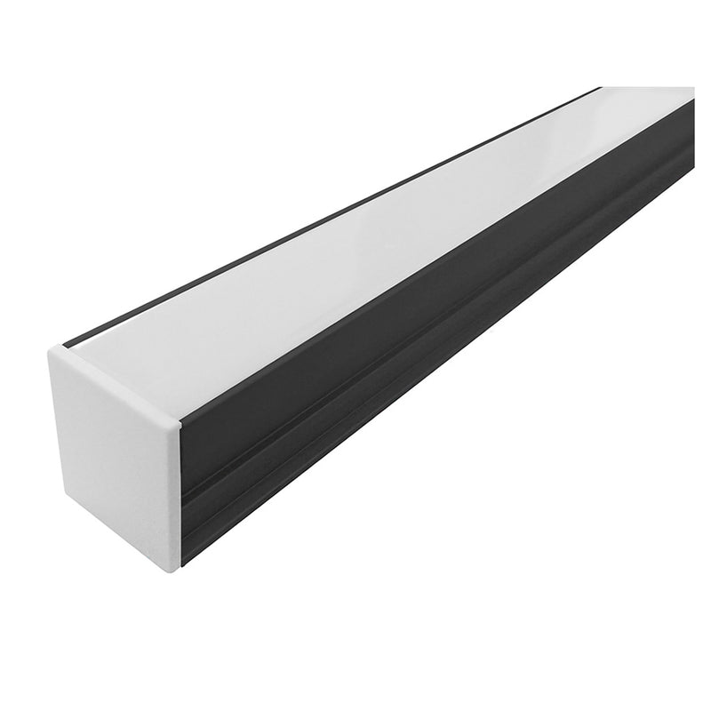 Kit de perfil de aluminio para empotrar en piso en exteriores ILUPA2216NKIT. -L:3m A:2.1cm Al:2.6cm- para tira LED incluye, difusor acrílico, 2 tapas laterales de iLumileds