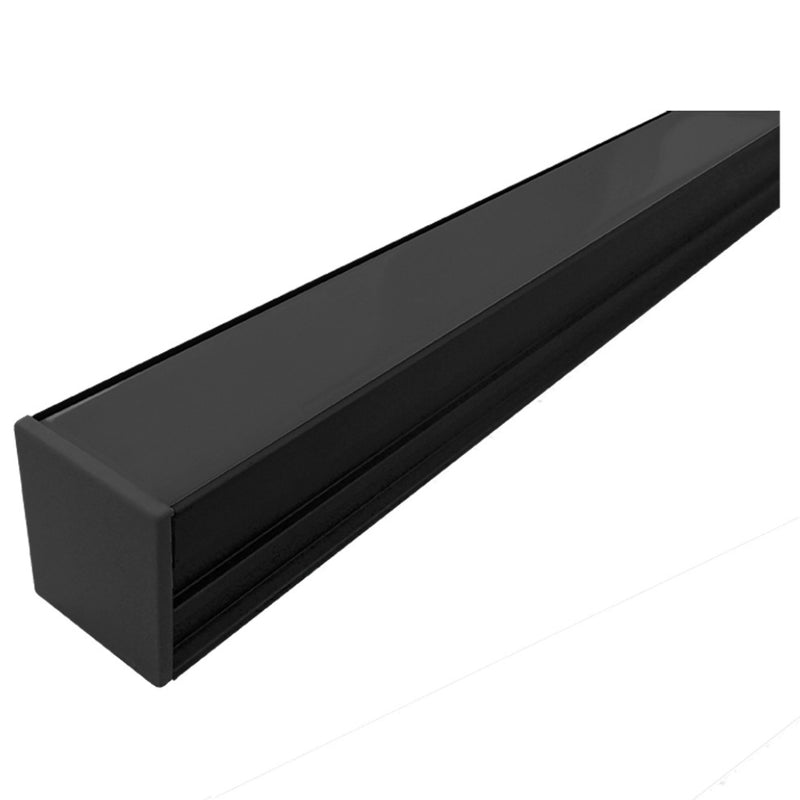 Kit de perfil de aluminio para empotrar en piso en exteriores ILUPA2216NKIT. -L:3m A:2.1cm Al:2.6cm- para tira LED incluye, difusor acrílico, 2 tapas laterales de iLumileds