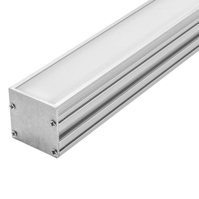 Kit perfil exterior aluminio ILUPA3030KIT  -L:3m A:3cm Al:3cm- incluye difusor, tapas laterales y solera de aluminio