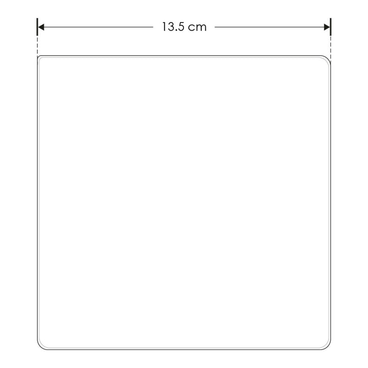 Cuadro luz cálida (3000K) en negativo 6W 13.5x13.5cm de policarbonato acabado negro de iLumileds