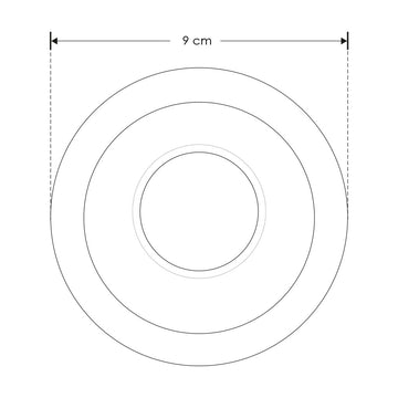 Cilindro de sobreponer bajo deslumbramiento de policarbonato para módulo LED 8W de iLumileds