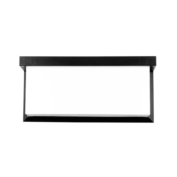 Wallpack decorativo 20W luz cálida (3000K) 85-265V, de policarbonato negro de iLumileds