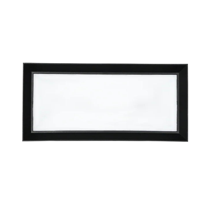 Wallpack decorativo enmarcado 20W luz cálida (3000K) 85-265V, de policarbonato negro de iLumileds