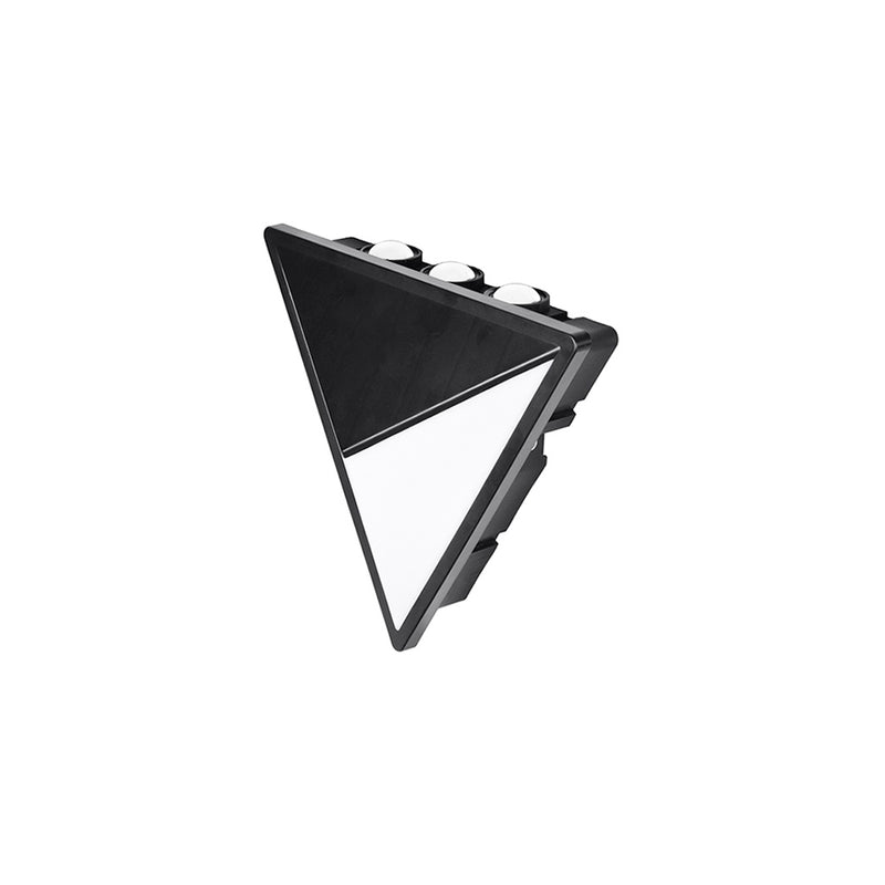 Triangulo arbotante para exterior 24W luz cálida (3000K) luz directa + luz decorativa superior 85-265V de iLumileds