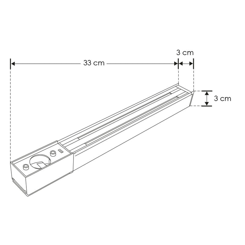 Fuente de alimentación para mini riel magnético 48V 100W (80W máx.) 90-255 V ca de iLumileds