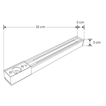 Fuente de alimentación para mini riel magnético 48V 150W (120 máx.) 90-255 V ca de iLumileds