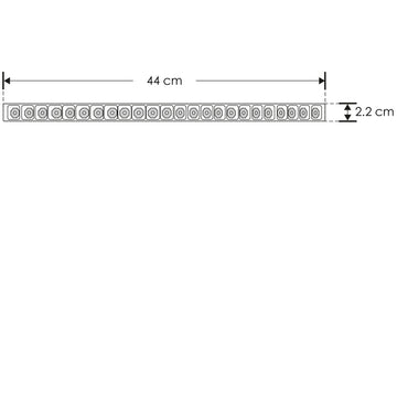 Luminario tipo rectangular puntual 24W 24° 24 cuerpos ópticos 48V cambio de color de luz vía app o iterruptor físico de cálido a frío - 2700K - 4100K - 5500K, para riel magnético de iLumileds