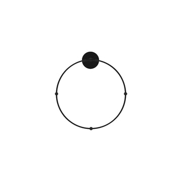 Luminario circular Ø55cm RUB CUBE  luz indirecta 18W luz cálida (3000K) 100 - 240V, acabado negro, incluye accesorios para fijación y conexión de iLumileds