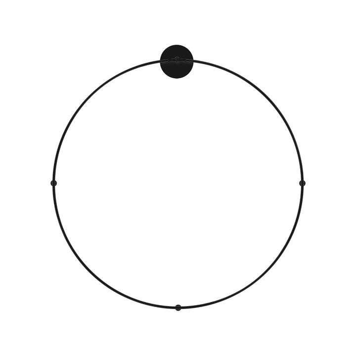 Luminario circular Ø100cm RUB CUBE luz indirecta 32W luz cálida (3000K) 100 - 240V, acabado negro, incluye accesorios para fijación y conexión de iLumileds