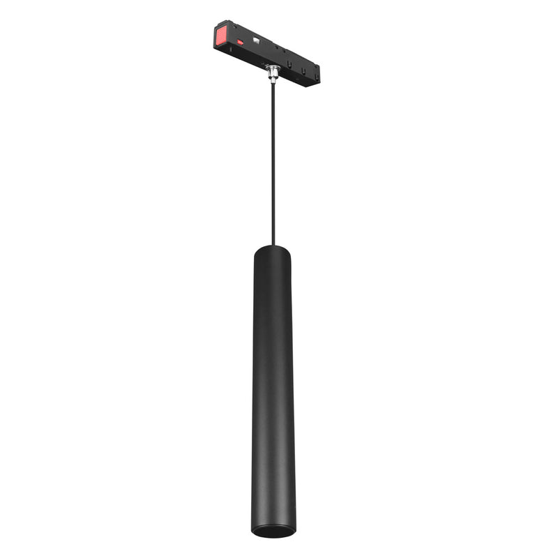 Luminario cilíndrico magnético para suspender 10W 24°, CRI:90 48Vcc cambio de color de luz vía app de cálido a frío - 2700K - 4100K - 5500K, de iLumileds