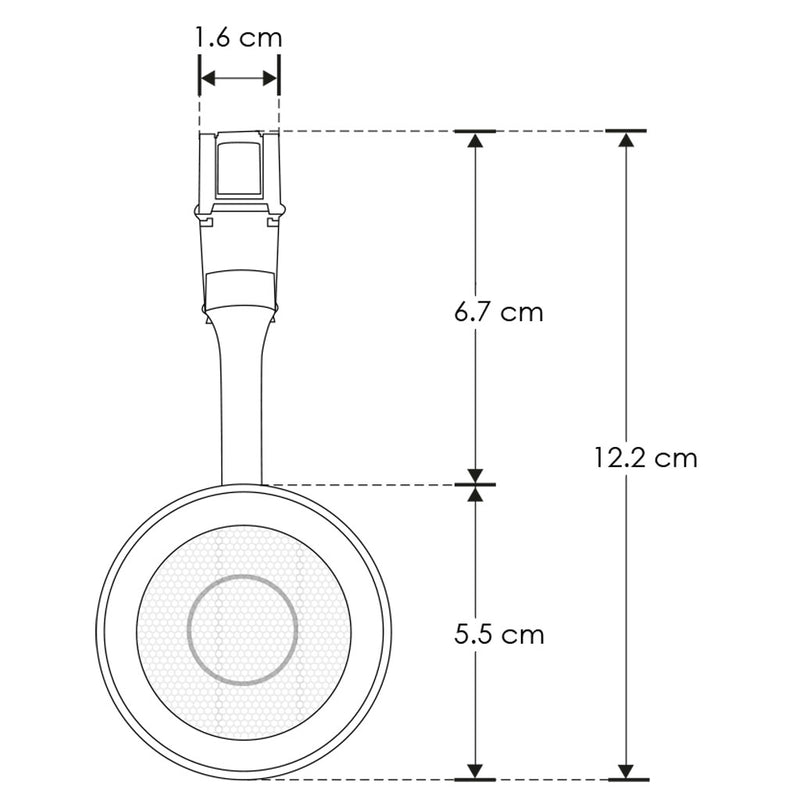 Proyector dirigible acabado blanco 15W 24° 3000K 48Vcc para riel magnético de iLumileds