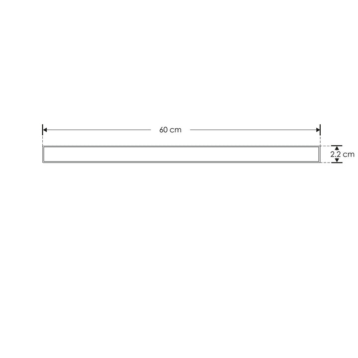 Luminario lineal tipo flood 24W 48V cambio de color de luz vía app o iterruptor físico de cálido a frío - 2700K - 4100K - 5500K, para riel magnético de iLumileds
