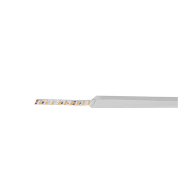 Tira LED salida lateral tipo neon (dobla a lo largo) 10W/m 24Vcc rollo de 10m (1.2cm de ancho), con cubierta de silicón acabado blanco para exteriores (IP65), opción luz cálida o neutra de iLumileds