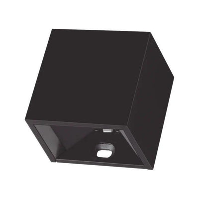 Aplique Mini Cubo (5x5x4 cm) 2W luz cálida luz directa / indirecta ajustable acabado negro de ICON