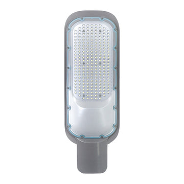 Luminario ECO alumbrado público 100W luz neutra fría (5000K) con fotocelda 85-265V protección 4KV de ICON