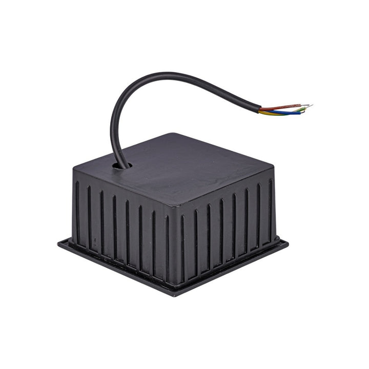 Luz de cortesía para empotre cuadrado negro 3W de ICON