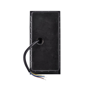 Luz de cortesía para empotre rectangular negro 3W de ICON
