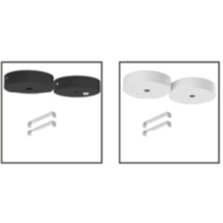 Kit Canopy de montaje suspendido color negro o blanco, para Contour Configurable G4 de Luceco - Blanco