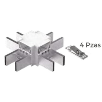 Conector en X para Contour Configurable G4 120-277V de Luceco - Negro