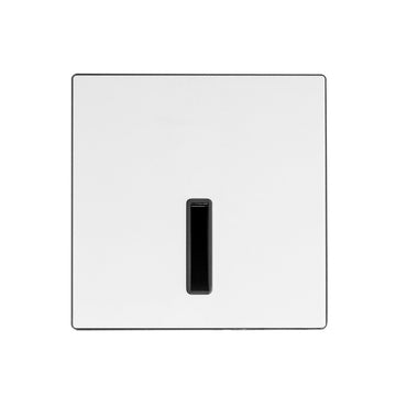 Luz de cortesía empotre slim, cuadrado blanco 1W apertura lineal de ICON
