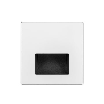 Luz de cortesía empotre slim, cuadrado blanco 1W apertura cuadrada de ICON