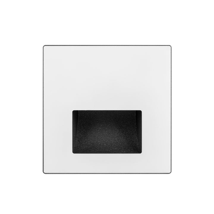 Luz de cortesía empotre slim, cuadrado blanco 1W apertura cuadrada de ICON