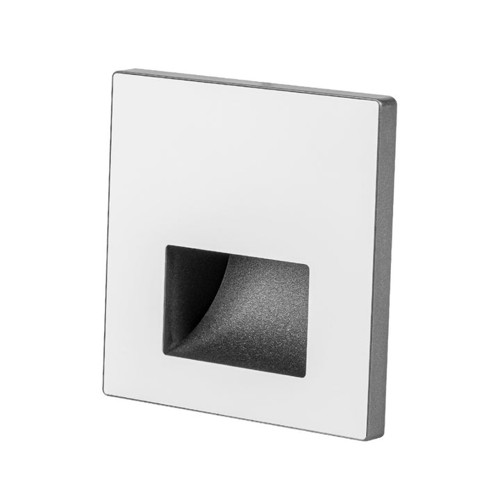 Luz de cortesía empotre slim, cuadrado blanco 1W apertura cuadrada de ICON