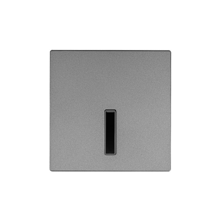Luz de cortesía empotre slim, cuadrado gris 1W apertura lineal de ICON