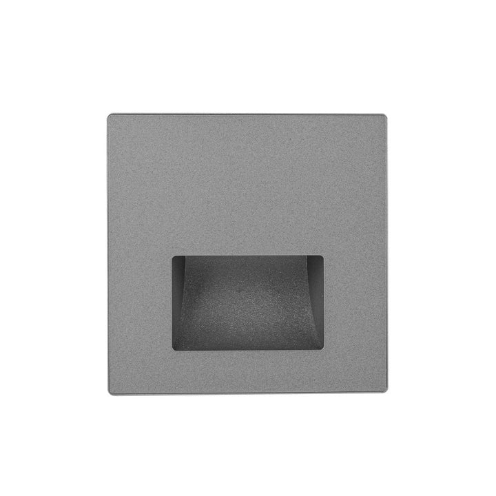 Luz de cortesía empotre slim, cuadrado gris 1W apertura cuadrada de ICON