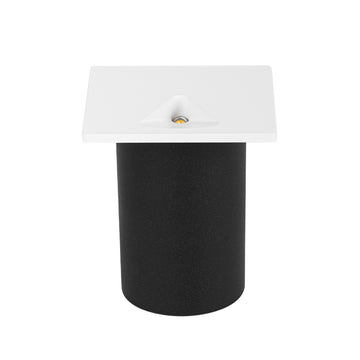 Luz de cortesía empotre, cuadrado blanco 1W apertura triangular de ICON