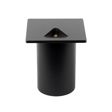 Luz de cortesía empotre, cuadrado gris 1W apertura triangular de ICON