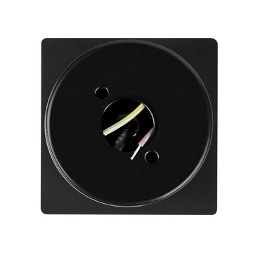 Luz de cortesía empotre, cuadrado negro 1W apertura ovalada de ICON