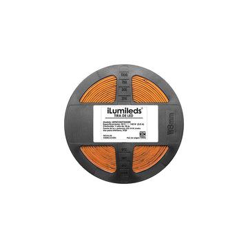 Tira LED COB rollo 10m 14W/m 24V CRI:90 con 528 chips/m opción de tonos de luz, con auto adhesivo de iLumileds