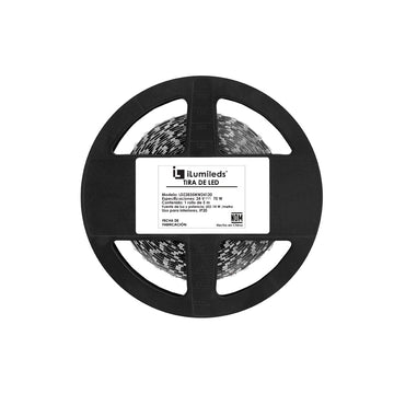 Tira LED Zigzag 14W/m 24Vcc CRI:90 - permite hacer curvas frontales- con 120 chips/m rollo 5m opción de tonos de luz, con auto adhesivo de iLumileds