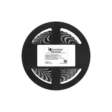 Tira LED Zigzag RGB 14W/m 24Vcc CRI:90 - permíte hacer curvas frontales- con 120 chips/m rollo 5m, con auto adhesivo de iLumileds