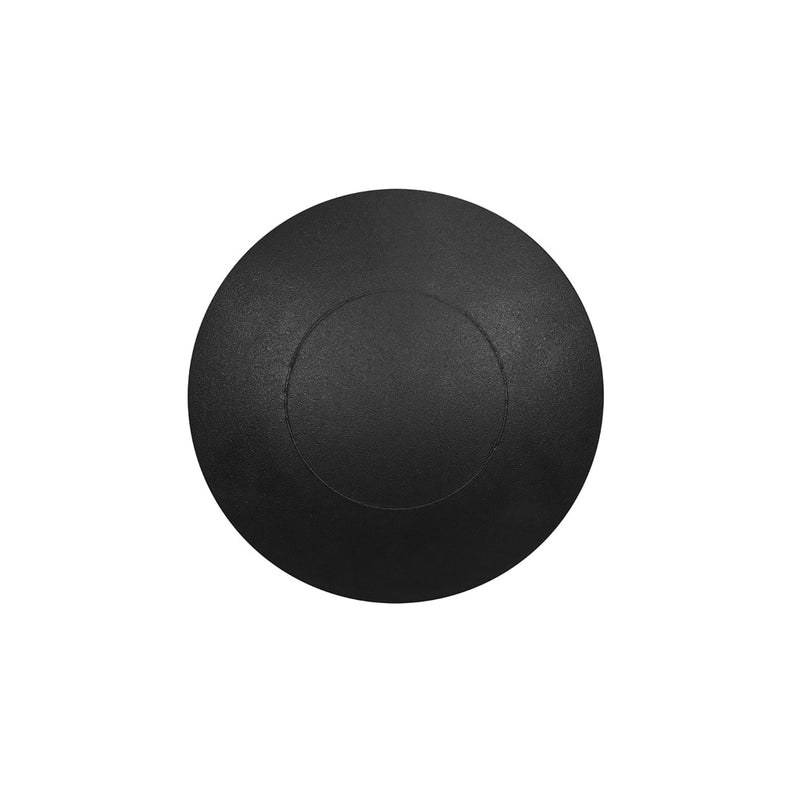 Luminario circular de pared 7W con seis salidas óptica de 45°, de policarbonato acabado negro, 100-265V de iLumileds