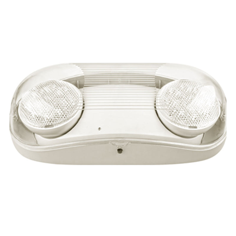 Luminario de Emergencia con carcasa para exteriores IP65 2.4W 180lm 6500K voltaje de operación seleccionable 120/240/277 V, 90 min de Operación de Luceco