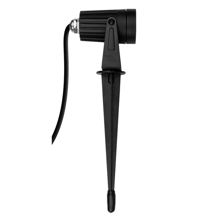 Luminario Garden Spike 3W color luz neutra (4000K) 120-240V con estaca acabado negro de Luceco