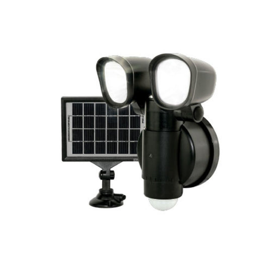 Solar Security 4.2W 400lm con dos salidas de luz ajustables y panel desacopable con sensor luz neutra fíra (5000K) de Luceco