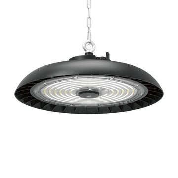 High Bay TITAN All in One flujo, ángulo de salida y color de luz seleccionable (120W-21,600lm, 160W-28,800lm, 200W-36,000lm) (60° / 90° 120°) (4000K / 5000K / 6000K) 120-277V, Atenuable 0-10VDC  de Luceco
