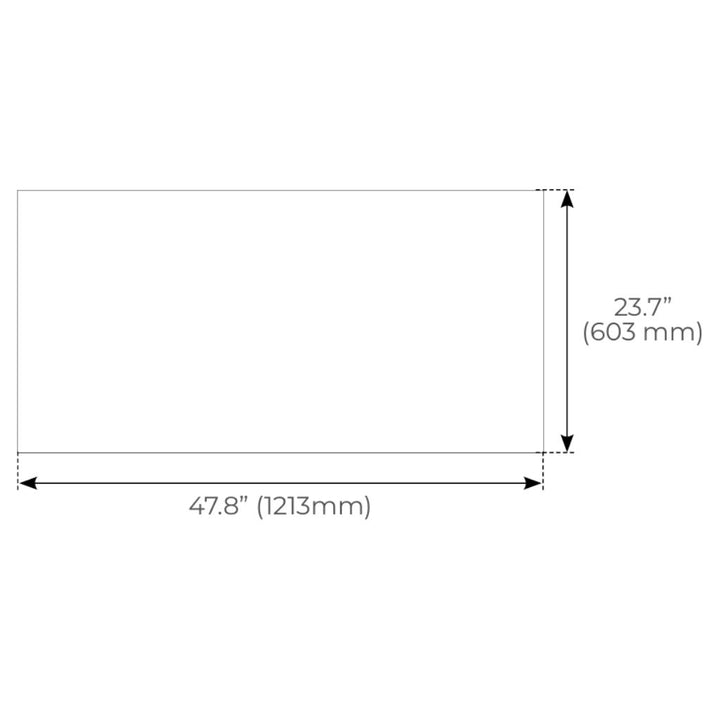 Panel LED Backlit LuxPanels 60x120cm potencia ajustable (30-40-50W) y 3CCT seleccionable (3000-4000-5000K) 120-277V, Atenuable 0-10V de Luceco